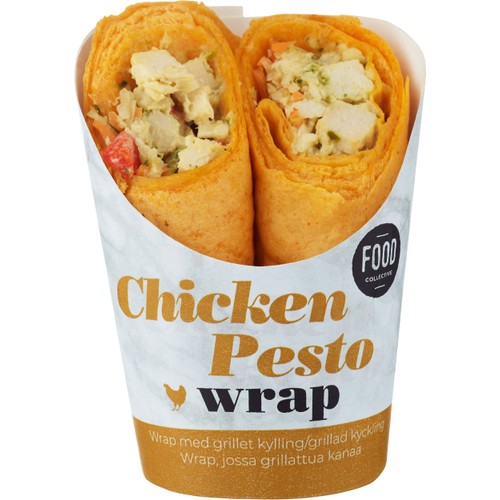 Wrap Chicken Pesto Food Collective