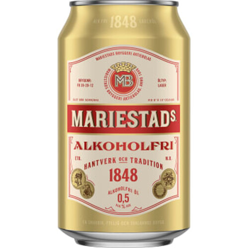 Öl Alkoholfri 33cl Mariestads