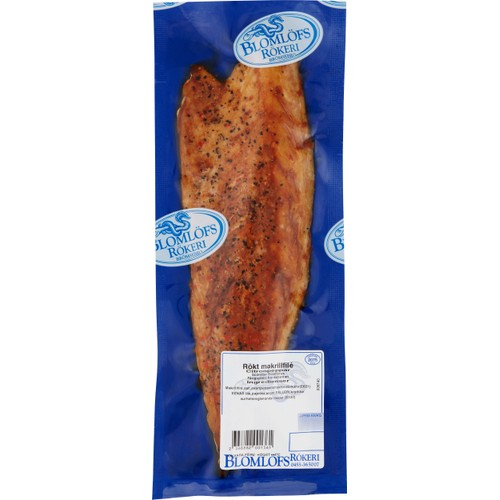 Rökt makrillfilé Citronpeppar ca 160g Blomlöfs Rökeri