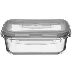 Förvaringsburk Glas med lock 670ml ICA