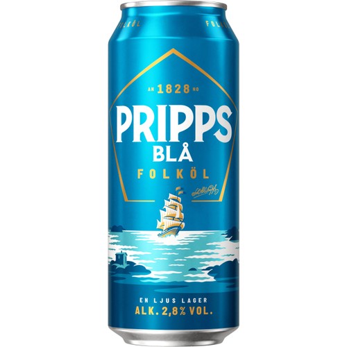 Öl 2,8% 50cl Pripps Blå