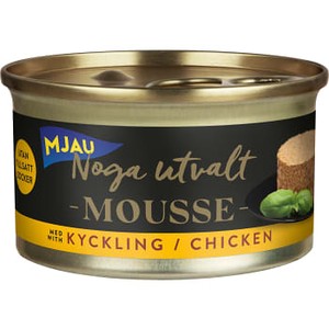 Kattmat Mousse Kyckling 85g Mjau Noga Utvalt