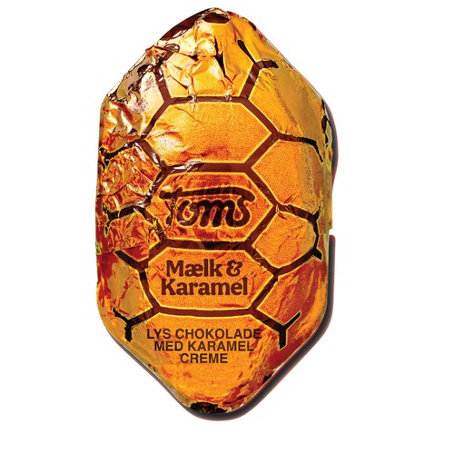 Choklad Stycksak Sköldpadda Karamel Stor 27.5g Toms