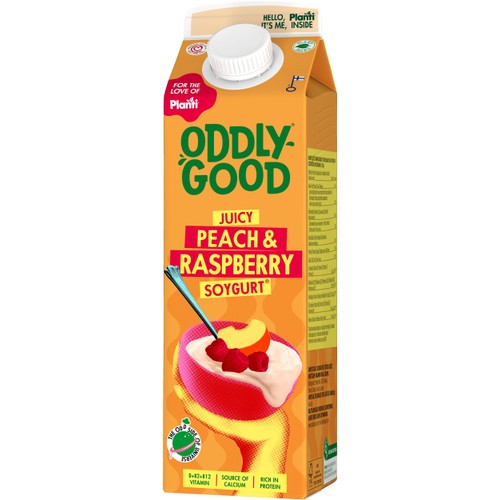 Soygurt Persika Hallon 1,9% 1000g Oddlygood®
