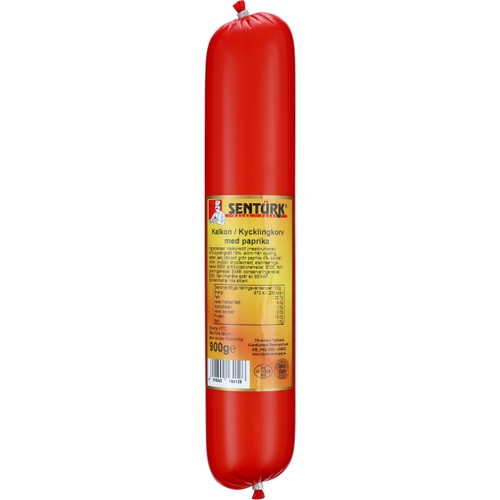 Kalkon Kycklingkorv med paprika 900g Sentürk
