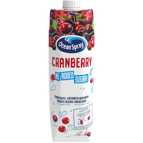 Tranbärsdryck Light 1000ml Ocean Spray