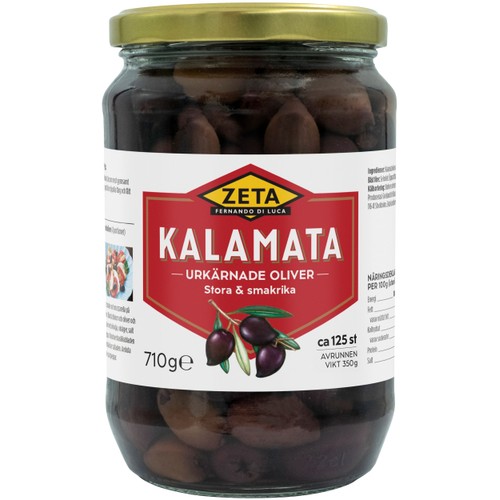 Kalamataoliver urkärnade 710g Zeta