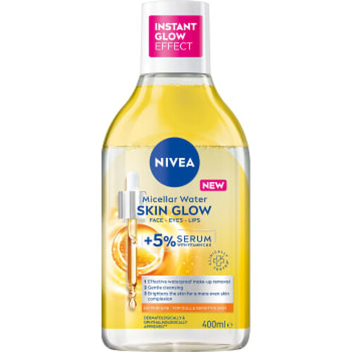 Ansiktsrengöring Micellar Water Skin Glow 400ml Nivea