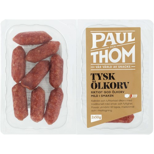 Ölkorv Tysk 100g PAUL och THOM
