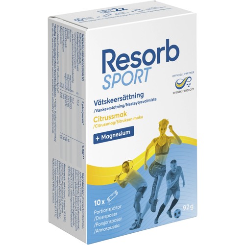 Vätskeersättning Sport Citrus 10-p Resorb