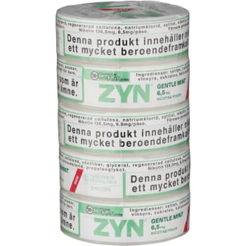 Gentle Mint Slim 5xStock Zyn