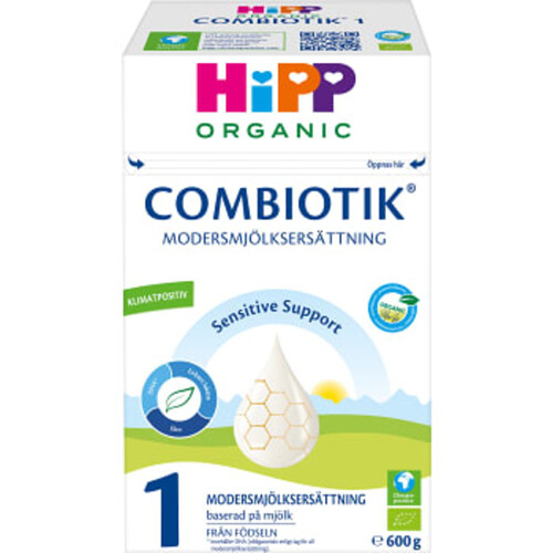 Modersmjölksersättning Combiotik1 pulver Ekologisk 600g HiPP