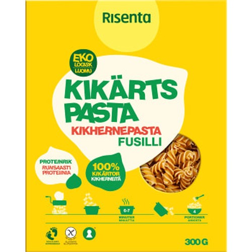 Kikärtspasta Fusil Glutenfri Ekologisk 300g Risenta