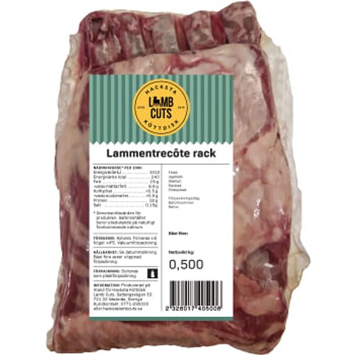 Lammentrecôte Rack Färsk ca 500g Hacksta Köttdisk