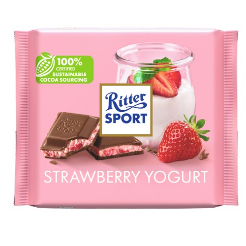 Chokladkaka Strawberry Yogurt 100g Ritter