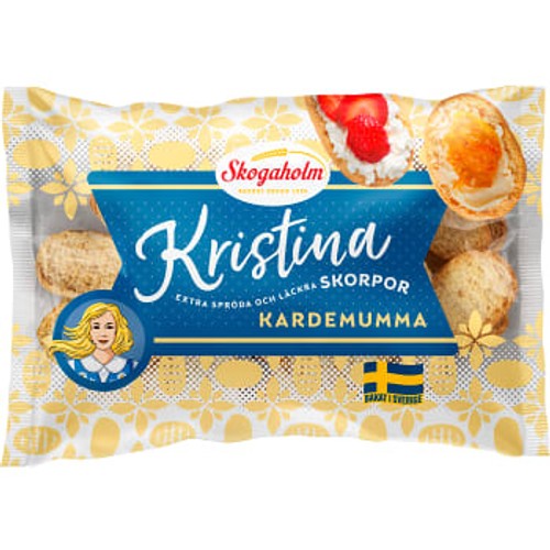 Kristina kardemummaskorpor 400g Skogaholms