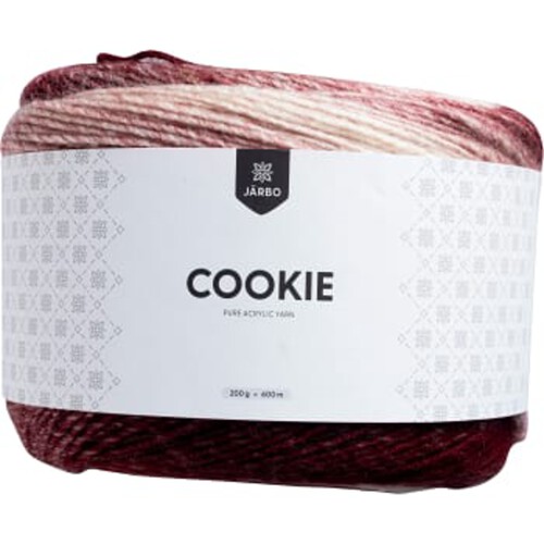 Garn Cookie Burgund 200g Järbo