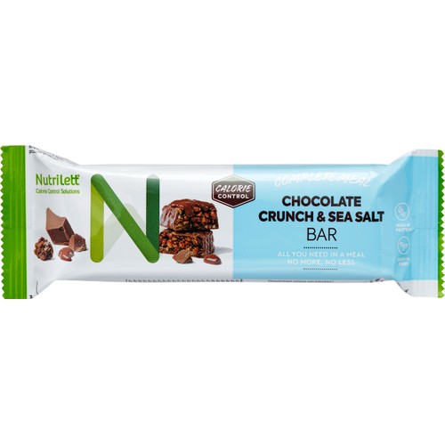 Viktkontroll Bar Chocolate Crunch Seasalt 60g Nutrilett