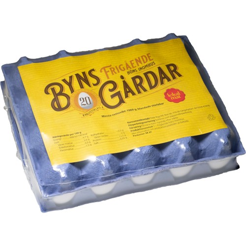 Ägg Frigående 20-p Byns Gårdar