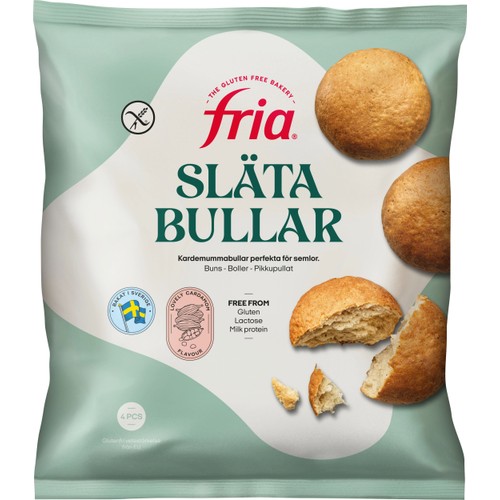 Släta bullar Glutenfri Fryst 235g Fria