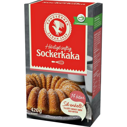 Sockerkaka 420g Kungsörnen