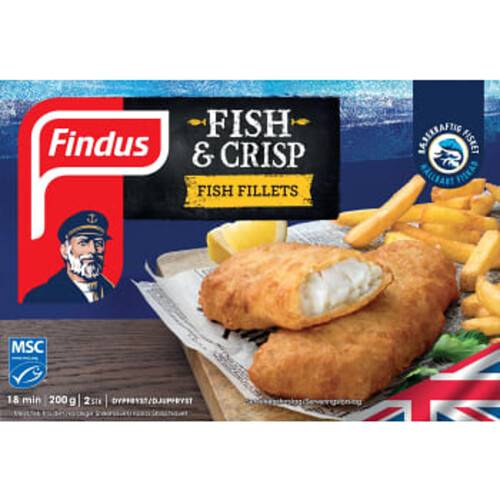 Fish & Crisp Fish 200g Findus
