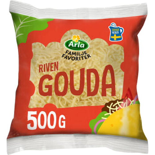 Gouda 24% Riven 500g Arla