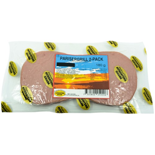 Parisergrill 2-pack 180g Piteortens Chark
