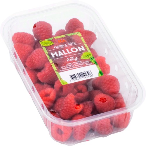 Hallon 225g Klass 1 ICA