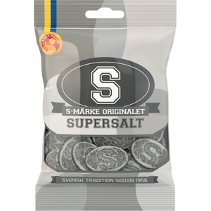 S-märke orginalet Supersalt 80g Candypeople