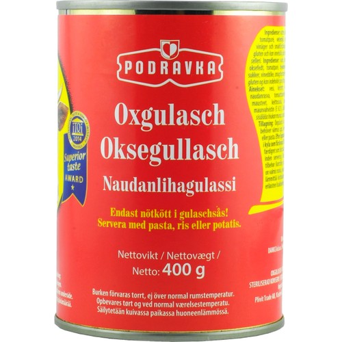 Oxgulasch 400g Podravka