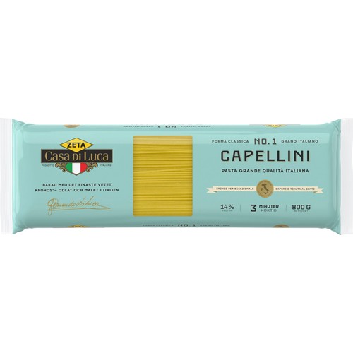 Pasta Capellini 800g Zeta