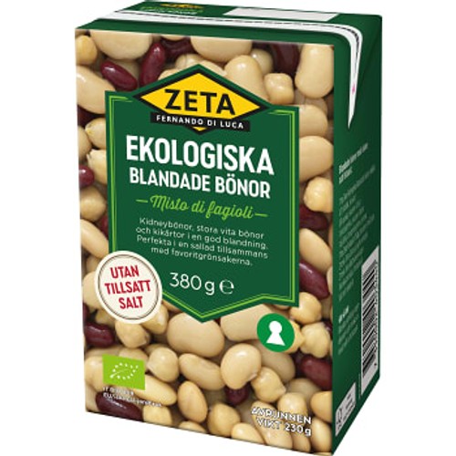 Blandade Bönor Ekologisk 380g Zeta