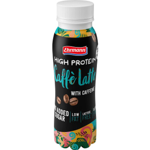 Mjölkdryck Caffé latte Protein Laktosfri 0,1% 250ml Ehrmann