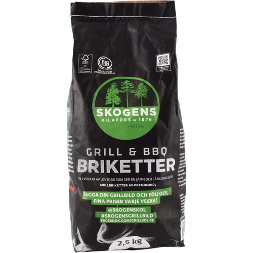 Grillbriketter 2,5kg Skogens Kilafors