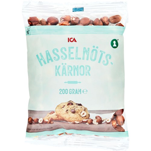 Hasselnötskärnor 200g ICA