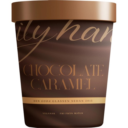 Glass Chocolate caramel 465ml Lily & Hanna's