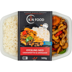 Färdigmat Thai Kyckling Cashewnötter Grönsaker 500G