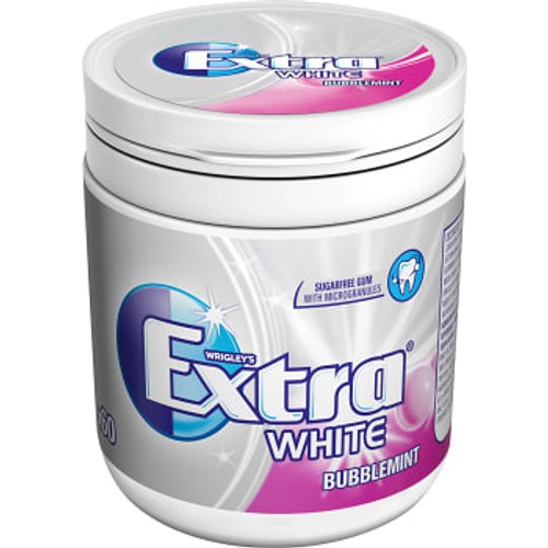 Tuggummi White Bubblemint 84g Extra