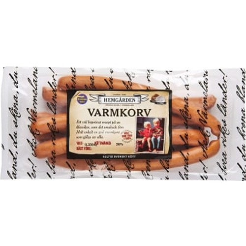 Varmkorv 350g Hemgården