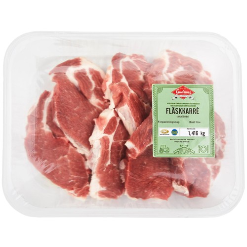 Fläskkarré Skivad Benfri ca 1,3kg Skövde Slakteri