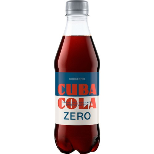 Läsk Cola Zero Sockerfri 33cl Cuba Cola