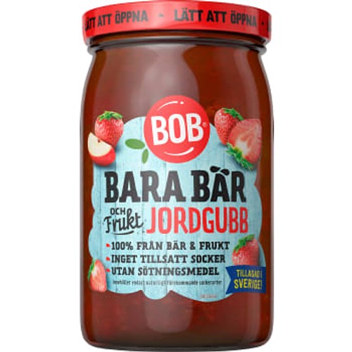 Sylt Bara bär frukt & jordgubb 310g BOB