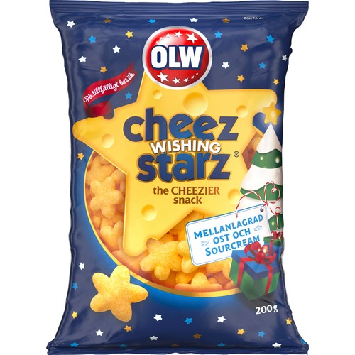 Ostbågar Cheez Whishing Starz 200g OLW