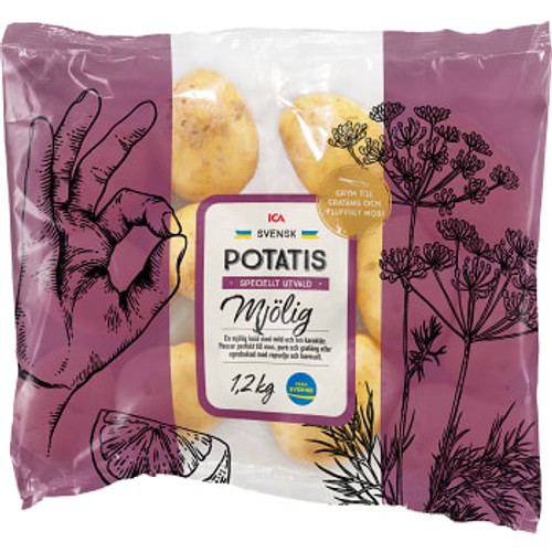 Mjölig potatis 1,2kg ICA