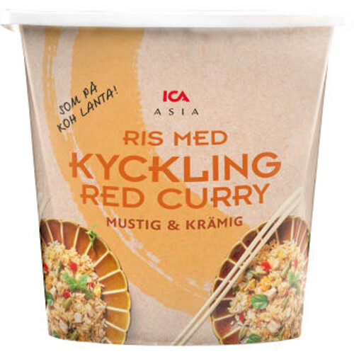 Ris med Kyckling Red curry 360g ICA Asia