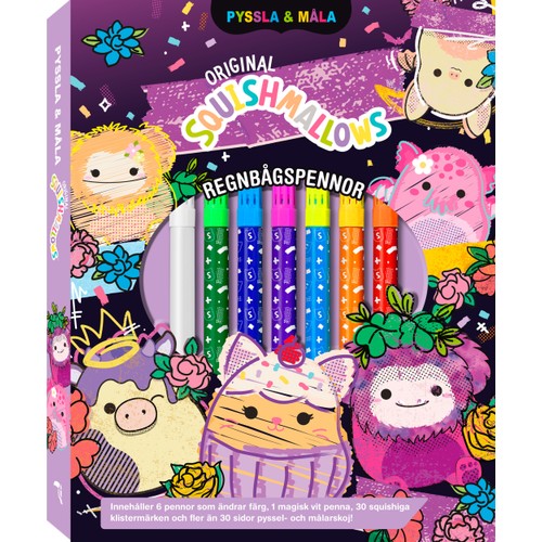 Pyssla och måla Squishmallows (lila)