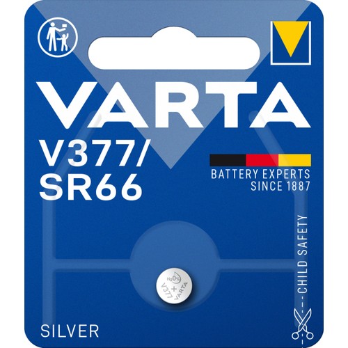 Batteri Silveroxid V377/SR66 1,5V 1-p
