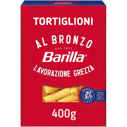 Pasta Tortiglioni Al Bronzo 400g Barilla