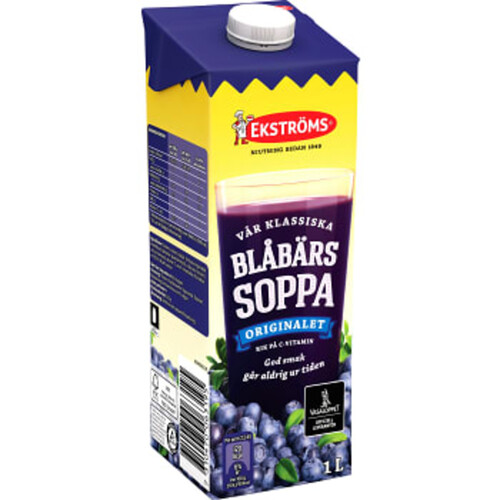 Blåbärssoppa Original 1l Ekströms